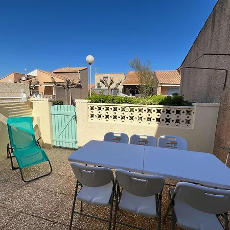 Maison De 6 Couchages, 2 Chambres, Mezzanine, Wifi, 100m De La Le Village De La Lrvm26 Villa Portiragnes